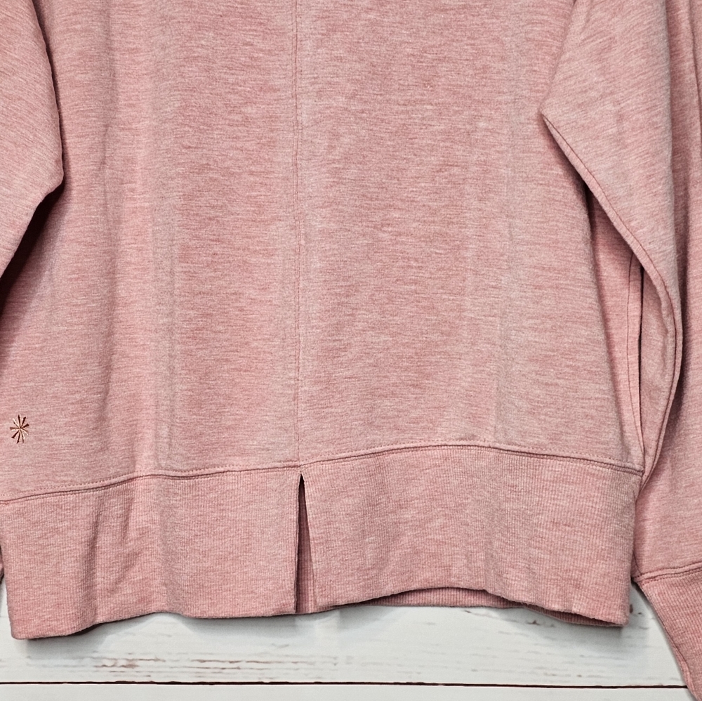 Athleta Pink Mock Neck Athletic Top - Picture 6 of 12